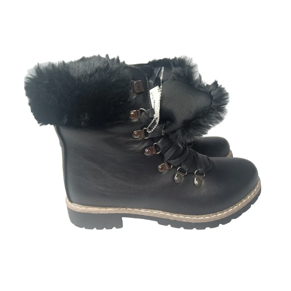 Catherine Malandrino Hershey Combat Boots Womens Size 10 Black